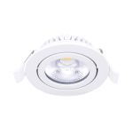 Noxion LED Adjustable Slim Spot White 6W 550lm - 930 Warm White | Cutout 75mm - IP54 - Best Colour Rendering 