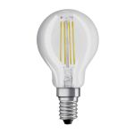 Osram Retrofit LED E14 Ball Filament Clear 4W 470lm - 840 Cool White | Replaces 40W