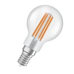 Ledvance Classic LED E14 Ball Filament Clear 3.8W 806lm - 827 Extra Warm White | Replaces 60W