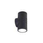Ansell Wall Light Reef Black Up & Down - Outdoor - 10W 885lm 90D - 830-840-860 CCT | IP65