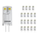Multipack 20x Ledvance Performance LED Capsule G4 Clear 0.9W 100lm - 827 Extra Warm White | Replaces 10W