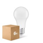 Multipack 6x Ledvance Classic LED E27 Pear Frosted 8.8W 806lm - 827 Extra Warm White | Dimmable - Replaces 60W
