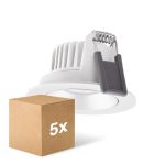 Multipack 5x Ledvance LED  SPOT ADJUST Aluminium  8W 680lm 36D - 930 Warm White | Cutout 68mm - IP20 - Best Colour Rendering -  Dimmable