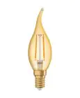 Ledvance Vintage 1906 LED E14 Candle Gold 1.5W 120lm - 824 Extra Warm White | Replaces 15W