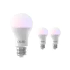 Multipack 3x Calex Smart Tuya Wifi E27 Pear 8.5W 806lm - 822-840 Tunable White | RGBW - Dimmable - Replaces 60W