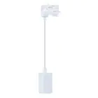 Noxion Tracklight Pendant 3-Phase Ecowhite Aluminium White | Suitable for 1x GU10